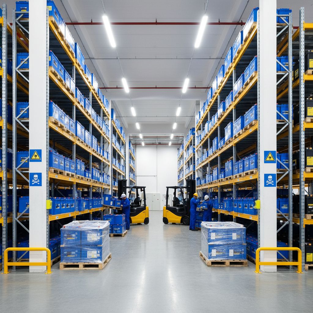 Boas Práticas de Armazenamento de Baterias para Estoques Industriais Boas Práticas de Armazenamento de Baterias para Estoques Industriais