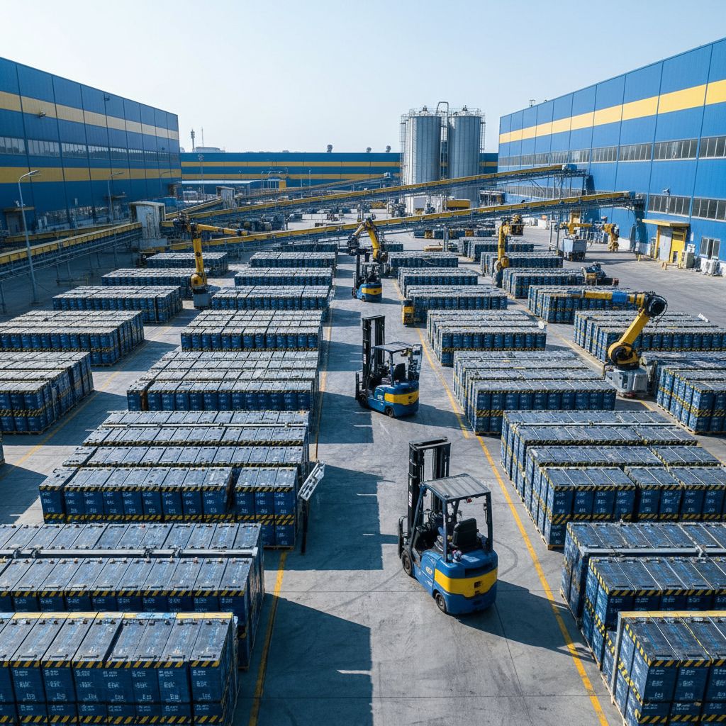 Reciclagem de Baterias em Grandes Parques Industriais: Passo a Passo Sustentável Reciclagem de Baterias em Grandes Parques Industriais: Passo a Passo Sustentável